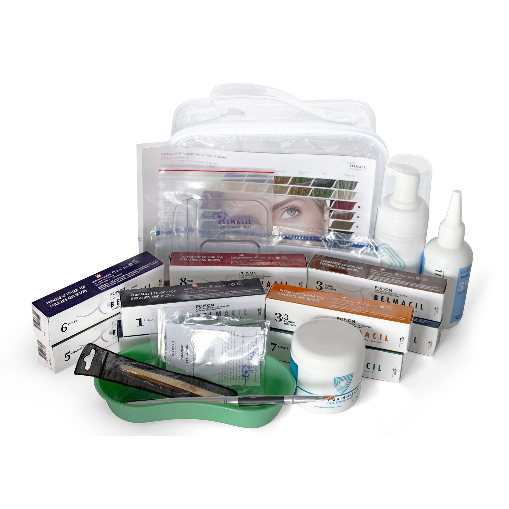 Belmacil Tint Kit Full size Pack Lash & Brow Professional