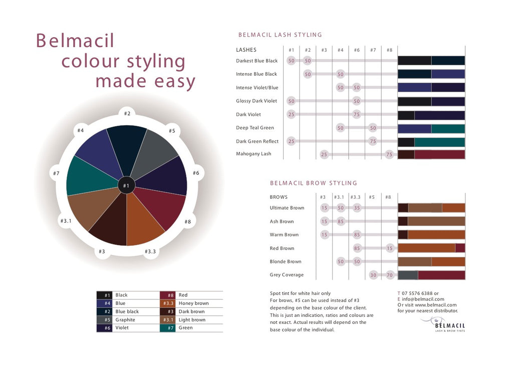 Belmacil Lash & Brow Tints Lash & Brow Professional