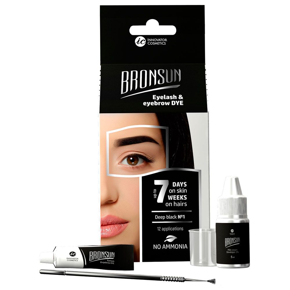 Bronsun Eyelash and Eyebrow Dye Trial Kit